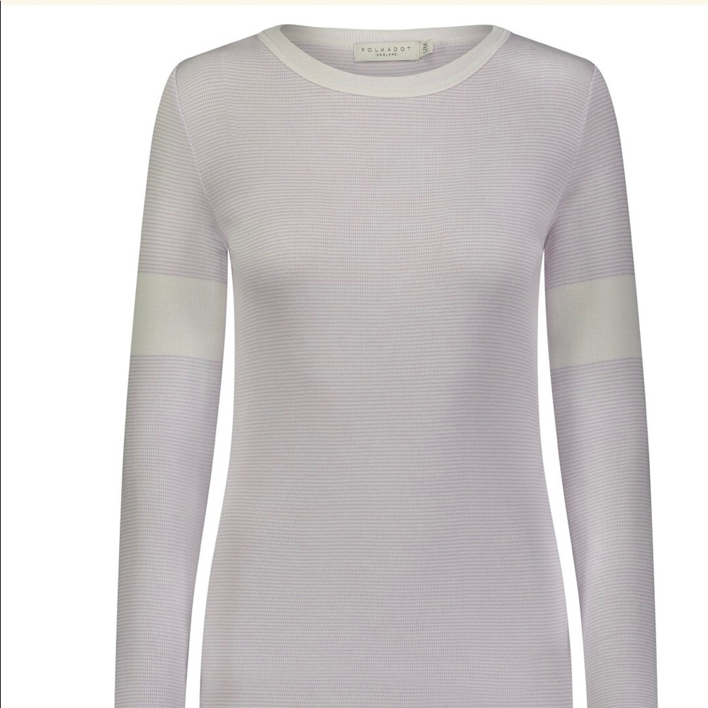 Lilac stripe long sleeve